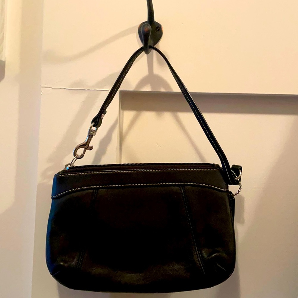 Small black Coach shoulder bag